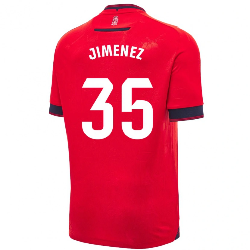 Danxen Herren Álex Jimenez #35 Rot Weiß Heimtrikot Trikot 2024/25 T-Shirt Schweiz