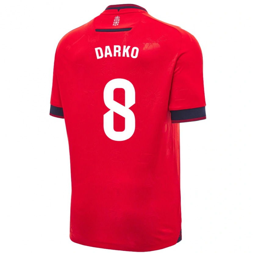 Danxen Herren Darko Brasanac #8 Rot Weiß Heimtrikot Trikot 2024/25 T-Shirt Schweiz