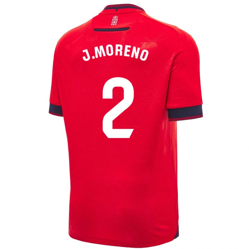 Danxen Herren Jorge Moreno #2 Rot Weiß Heimtrikot Trikot 2024/25 T-Shirt Schweiz