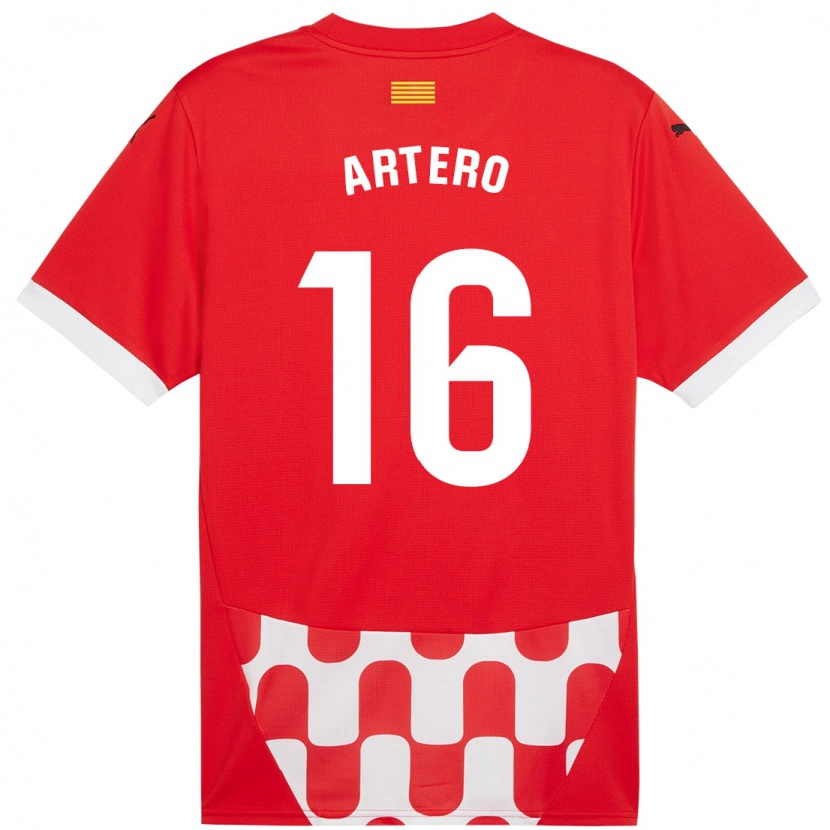 Danxen Herren Ricard Artero #16 Rot Weiß Heimtrikot Trikot 2024/25 T-Shirt Schweiz