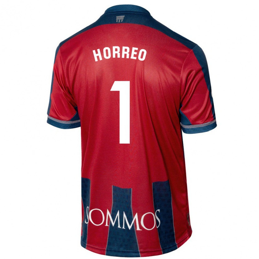 Danxen Herren Berto Hórreo #1 Rot Blau Heimtrikot Trikot 2024/25 T-Shirt Schweiz