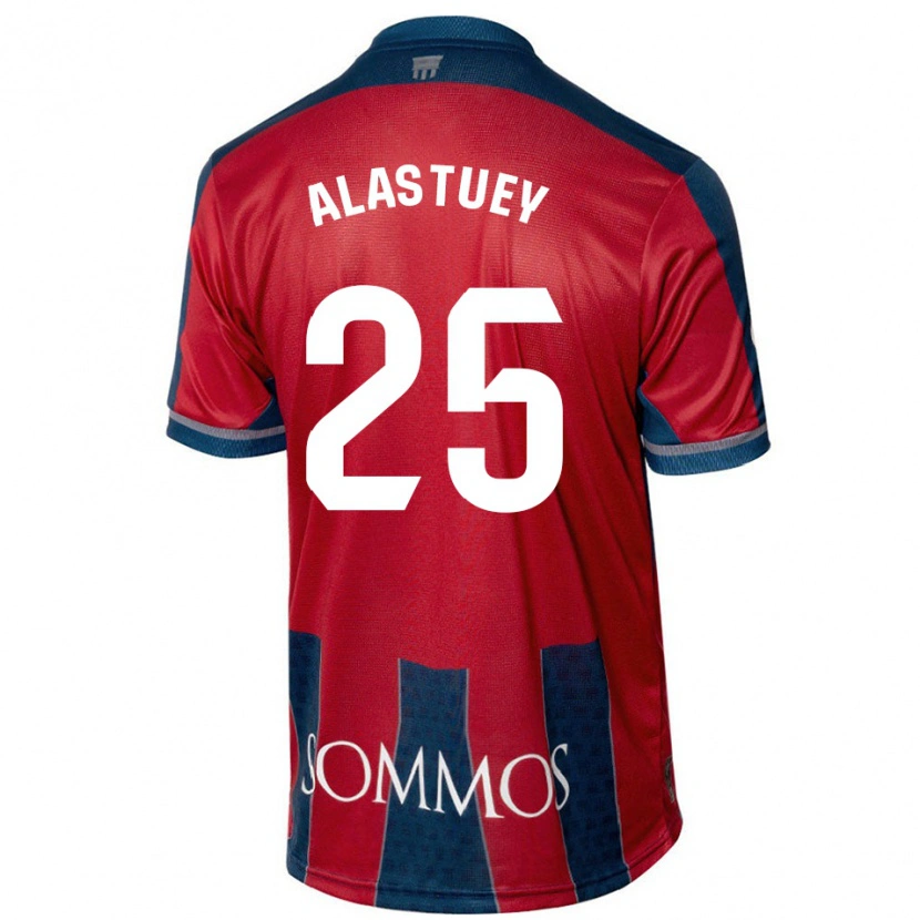 Danxen Herren Martina Alastuey #25 Rot Blau Heimtrikot Trikot 2024/25 T-Shirt Schweiz