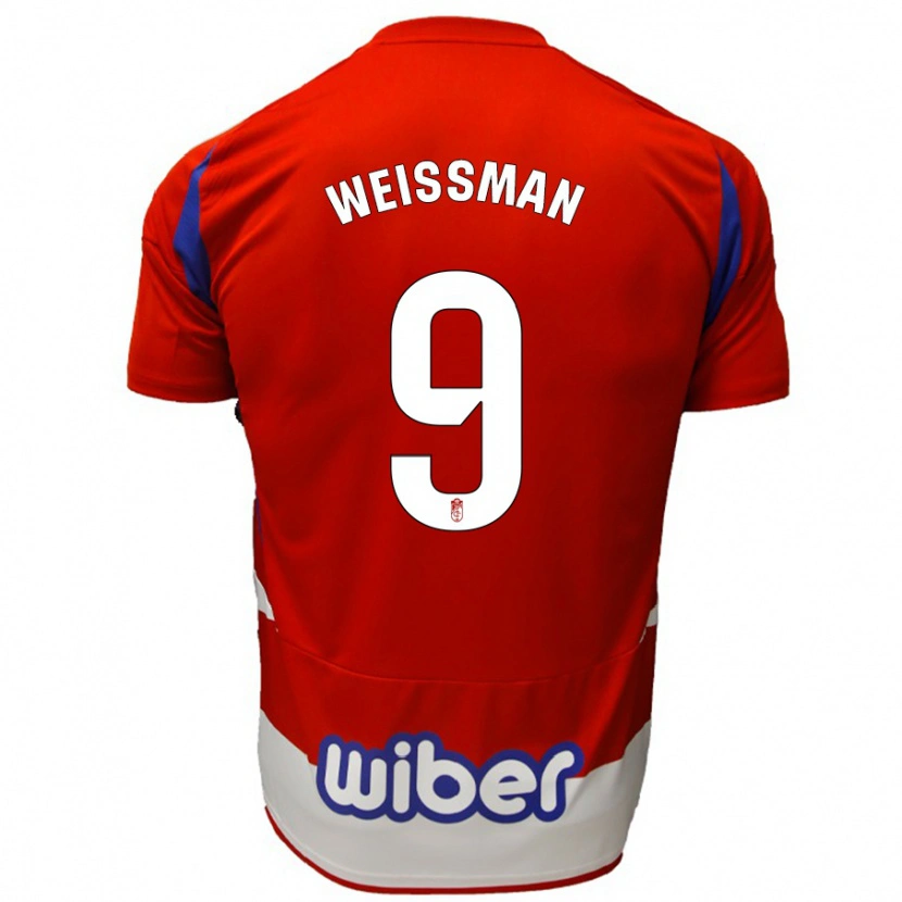 Danxen Herren Shon Weissman #9 Rot Weiß Blau Heimtrikot Trikot 2024/25 T-Shirt Schweiz