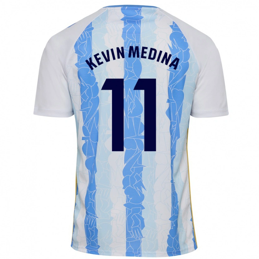 Danxen Herren Kevin Medina #11 Weiß Blau Heimtrikot Trikot 2024/25 T-Shirt Schweiz