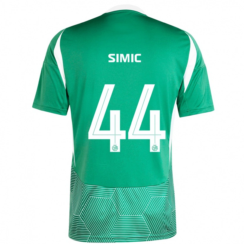 Danxen Herren Lorenco Simic #44 Grün Weiß Heimtrikot Trikot 2024/25 T-Shirt Schweiz