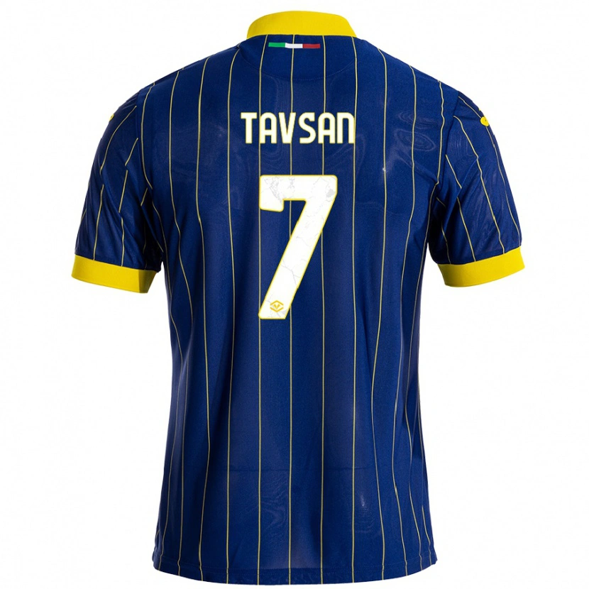 Danxen Herren Elayis Tavsan #7 Blau Gelb Heimtrikot Trikot 2024/25 T-Shirt Schweiz