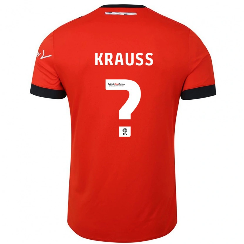 Danxen Herren Tom Krauß #0 Orange Schwarz Heimtrikot Trikot 2024/25 T-Shirt Schweiz