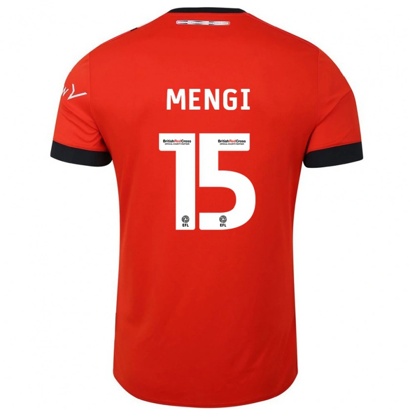 Danxen Herren Teden Mengi #15 Orange Schwarz Heimtrikot Trikot 2024/25 T-Shirt Schweiz