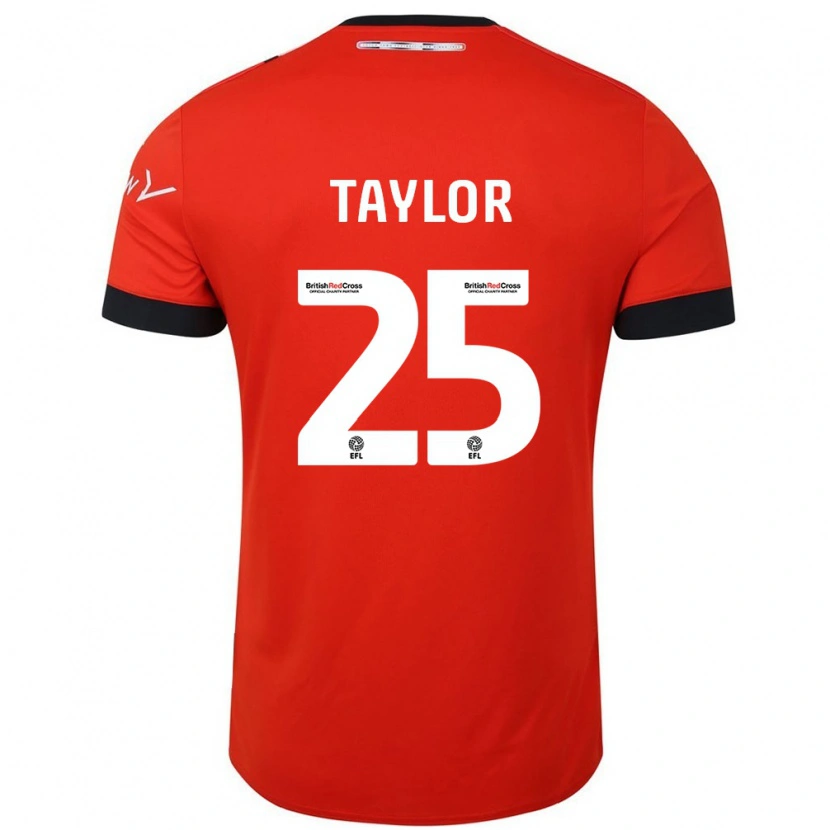 Danxen Herren Joe Taylor #25 Orange Schwarz Heimtrikot Trikot 2024/25 T-Shirt Schweiz