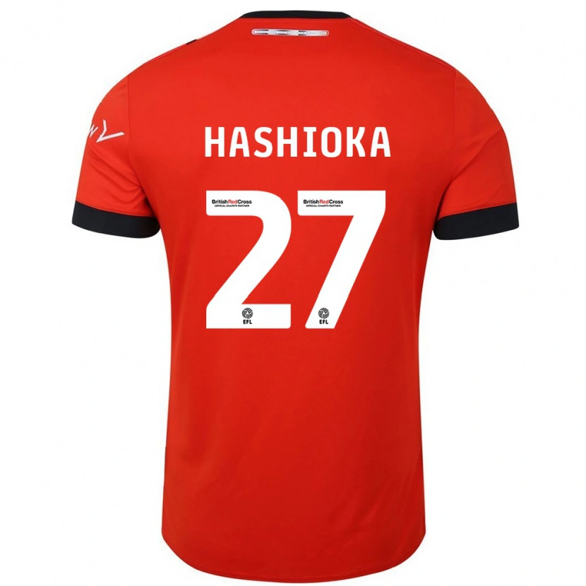 Danxen Herren Daiki Hashioka #27 Orange Schwarz Heimtrikot Trikot 2024/25 T-Shirt Schweiz