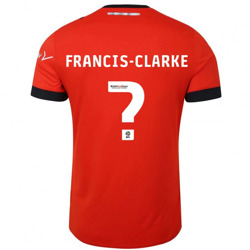 Danxen Herren Aidan Francis-Clarke #0 Orange Schwarz Heimtrikot Trikot 2024/25 T-Shirt Schweiz