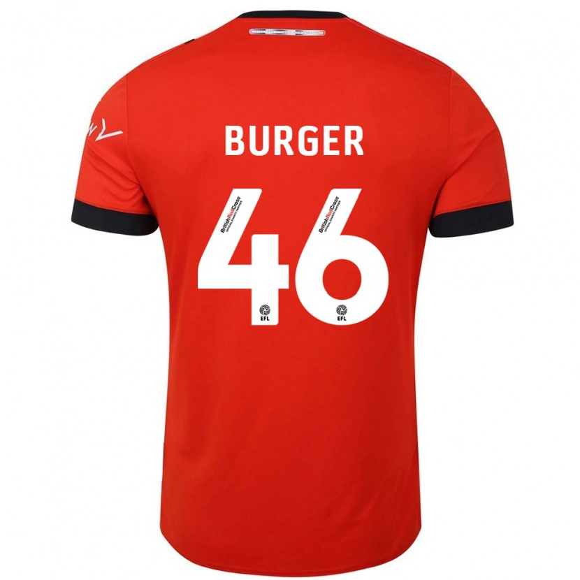 Danxen Herren Jake Burger #46 Orange Schwarz Heimtrikot Trikot 2024/25 T-Shirt Schweiz