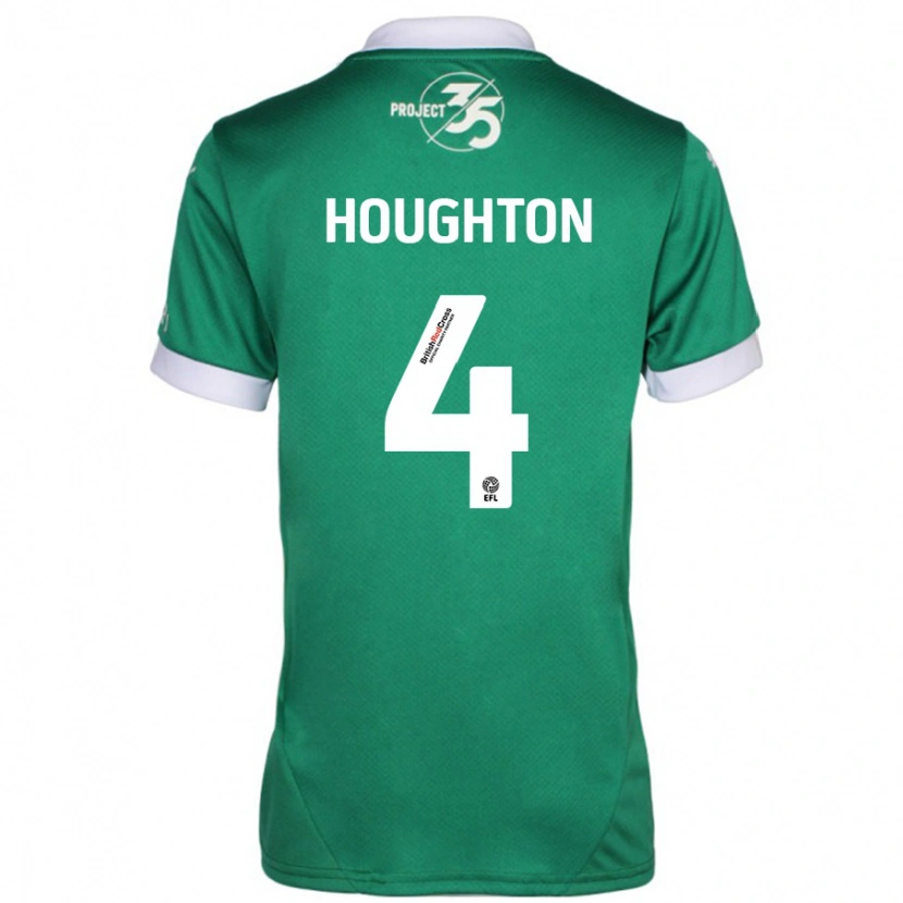 Danxen Herren Jordan Houghton #4 Grün Weiß Heimtrikot Trikot 2024/25 T-Shirt Schweiz