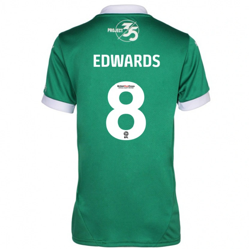 Danxen Herren Joe Edwards #8 Grün Weiß Heimtrikot Trikot 2024/25 T-Shirt Schweiz