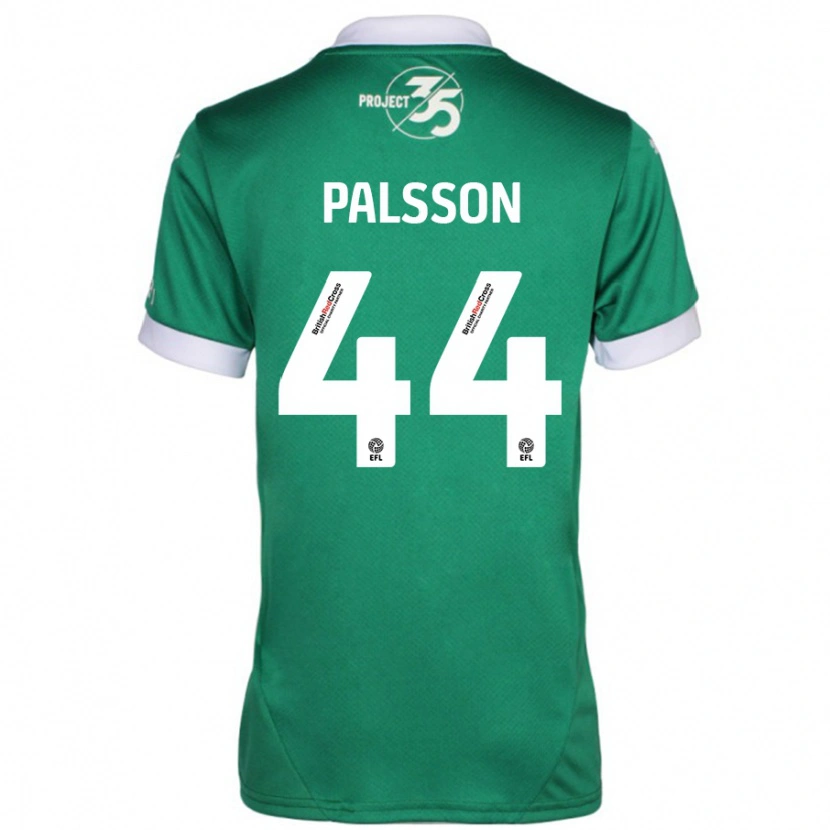 Danxen Herren Victor Pálsson #44 Grün Weiß Heimtrikot Trikot 2024/25 T-Shirt Schweiz