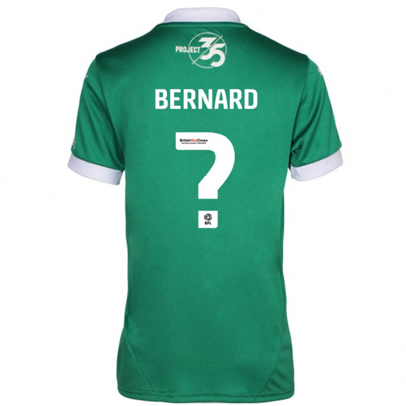 Danxen Herren Josh Bernard #0 Grün Weiß Heimtrikot Trikot 2024/25 T-Shirt Schweiz