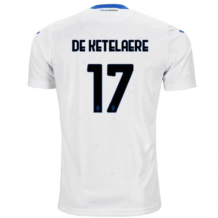 Danxen Herren Charles De Ketelaere #17 Weiß Auswärtstrikot Trikot 2024/25 T-Shirt Schweiz