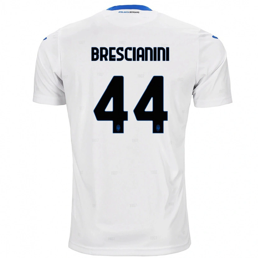 Danxen Herren Marco Brescianini #44 Weiß Auswärtstrikot Trikot 2024/25 T-Shirt Schweiz