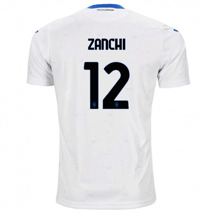 Danxen Herren Edoardo Zanchi #12 Weiß Auswärtstrikot Trikot 2024/25 T-Shirt Schweiz