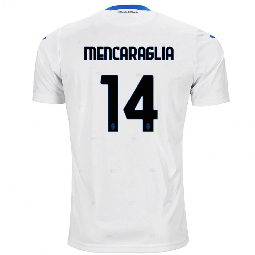 Danxen Herren Filippo Mencaraglia #14 Weiß Auswärtstrikot Trikot 2024/25 T-Shirt Schweiz