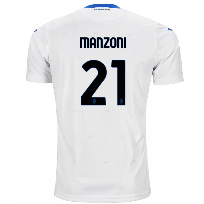 Danxen Herren Alberto Manzoni #21 Weiß Auswärtstrikot Trikot 2024/25 T-Shirt Schweiz