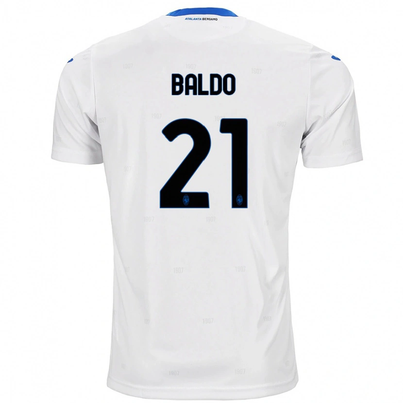 Danxen Herren Nicolò Baldo #21 Weiß Auswärtstrikot Trikot 2024/25 T-Shirt Schweiz