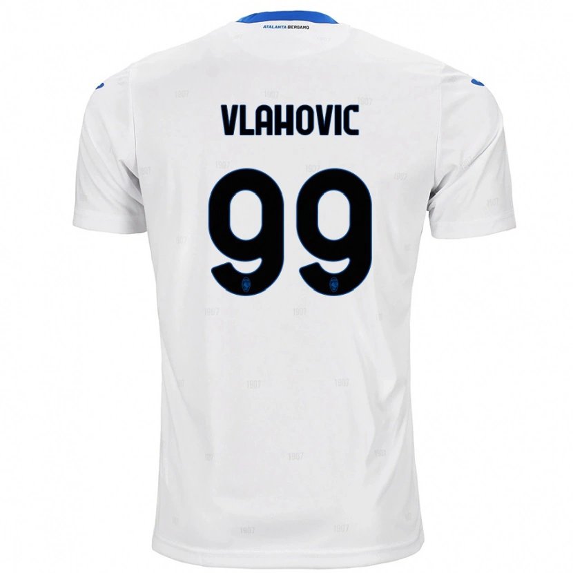 Danxen Herren Vanja Vlahovic #99 Weiß Auswärtstrikot Trikot 2024/25 T-Shirt Schweiz