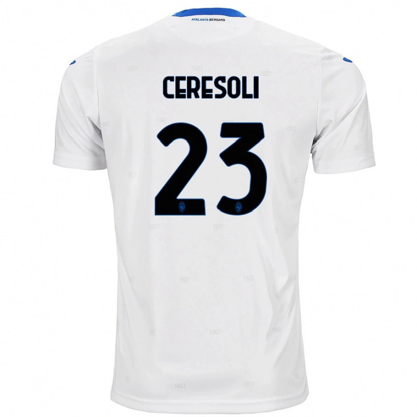 Danxen Herren Andrea Ceresoli #23 Weiß Auswärtstrikot Trikot 2024/25 T-Shirt Schweiz