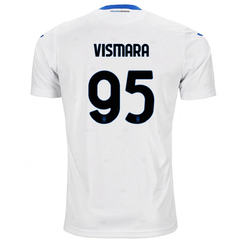 Danxen Herren Paolo Vismara #95 Weiß Auswärtstrikot Trikot 2024/25 T-Shirt Schweiz