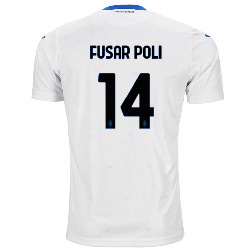 Danxen Herren Giulia Fusar Poli #14 Weiß Auswärtstrikot Trikot 2024/25 T-Shirt Schweiz