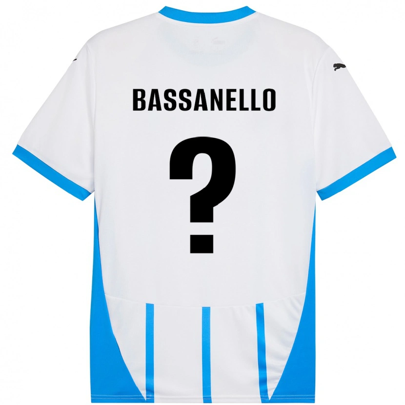 Danxen Herren Davide Bassanello #0 Weiß Blau Auswärtstrikot Trikot 2024/25 T-Shirt Schweiz