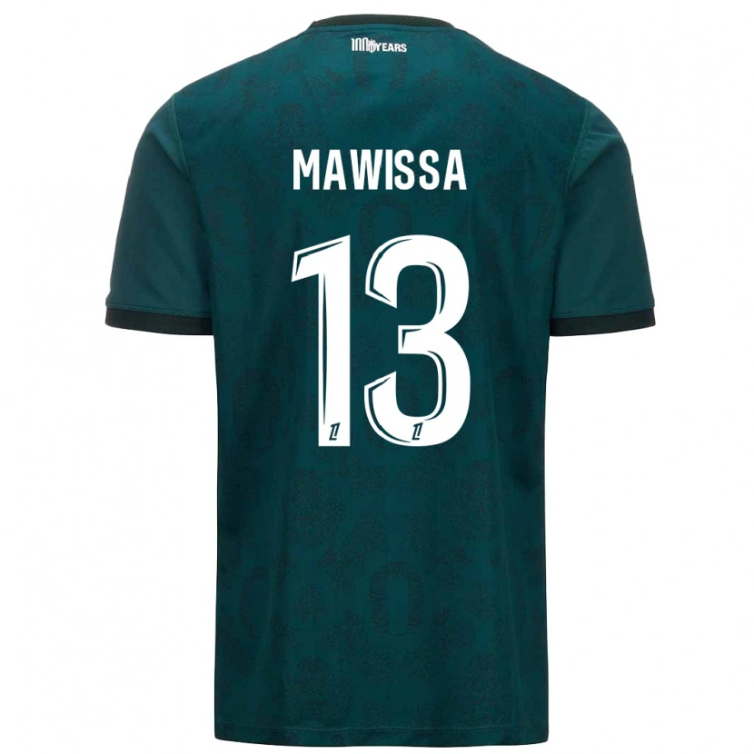 Danxen Herren Christian Mawissa #13 Dunkelgrün Auswärtstrikot Trikot 2024/25 T-Shirt Schweiz