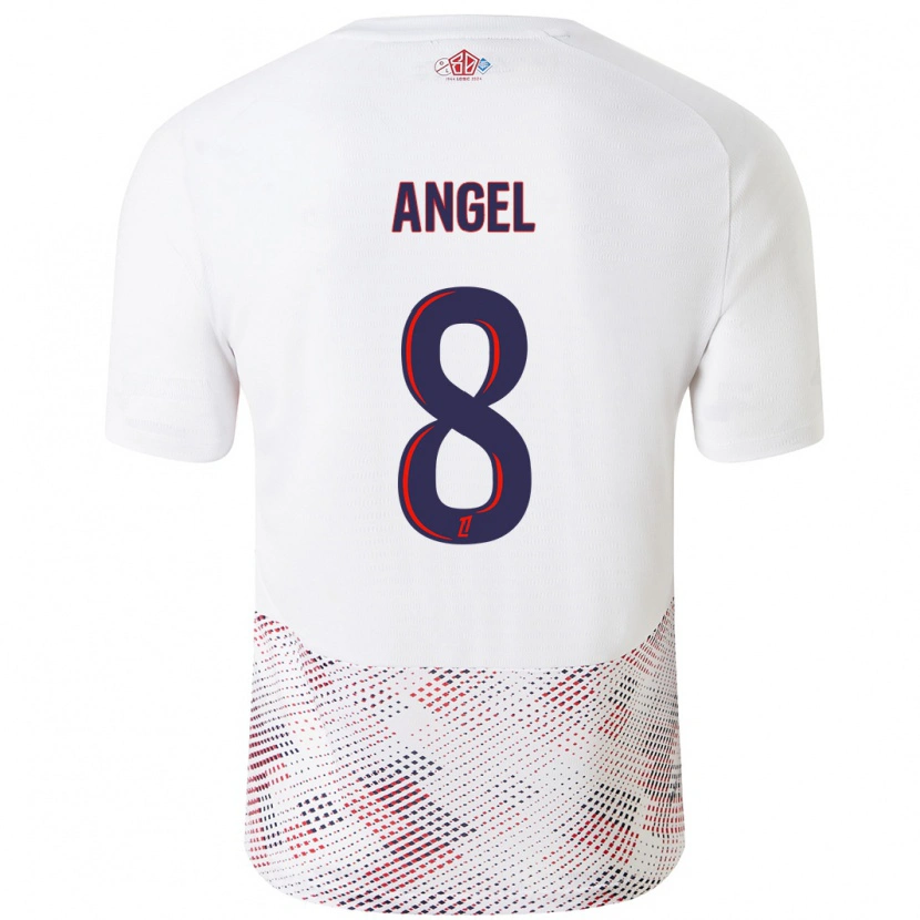 Danxen Herren Angel Gomes #8 Weiß Königsblau Auswärtstrikot Trikot 2024/25 T-Shirt Schweiz