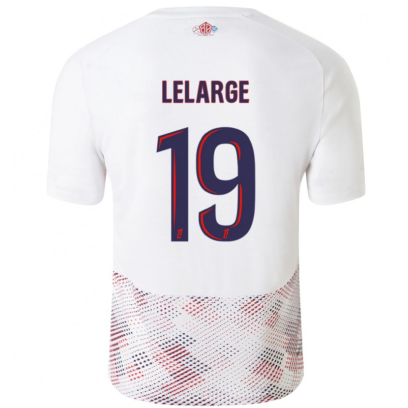 Danxen Herren Claire Lelarge #19 Weiß Königsblau Auswärtstrikot Trikot 2024/25 T-Shirt Schweiz