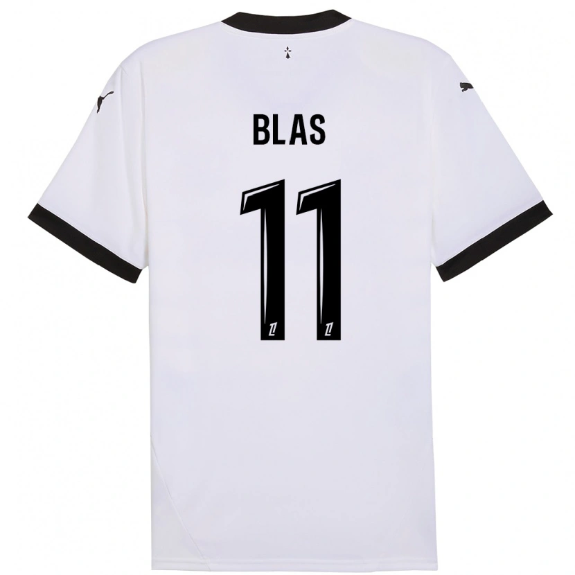 Danxen Herren Ludovic Blas #11 Weiß Schwarz Auswärtstrikot Trikot 2024/25 T-Shirt Schweiz