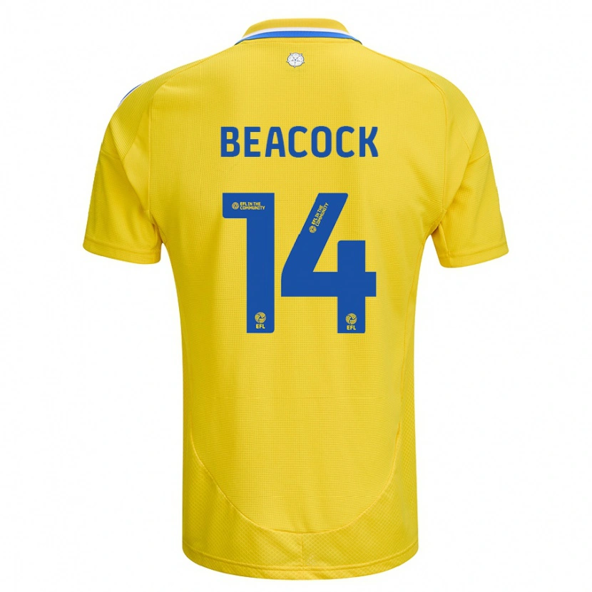 Danxen Herren Molly Beacock #14 Gelb Blau Auswärtstrikot Trikot 2024/25 T-Shirt Schweiz