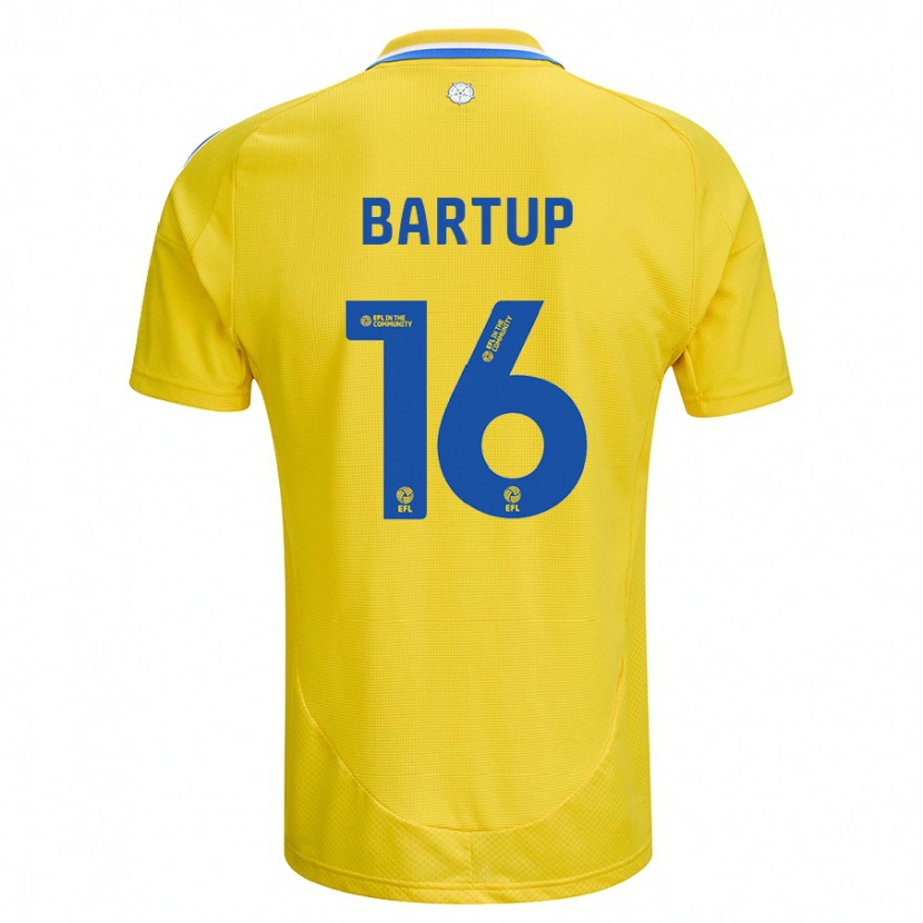 Danxen Herren Laura Bartup #16 Gelb Blau Auswärtstrikot Trikot 2024/25 T-Shirt Schweiz