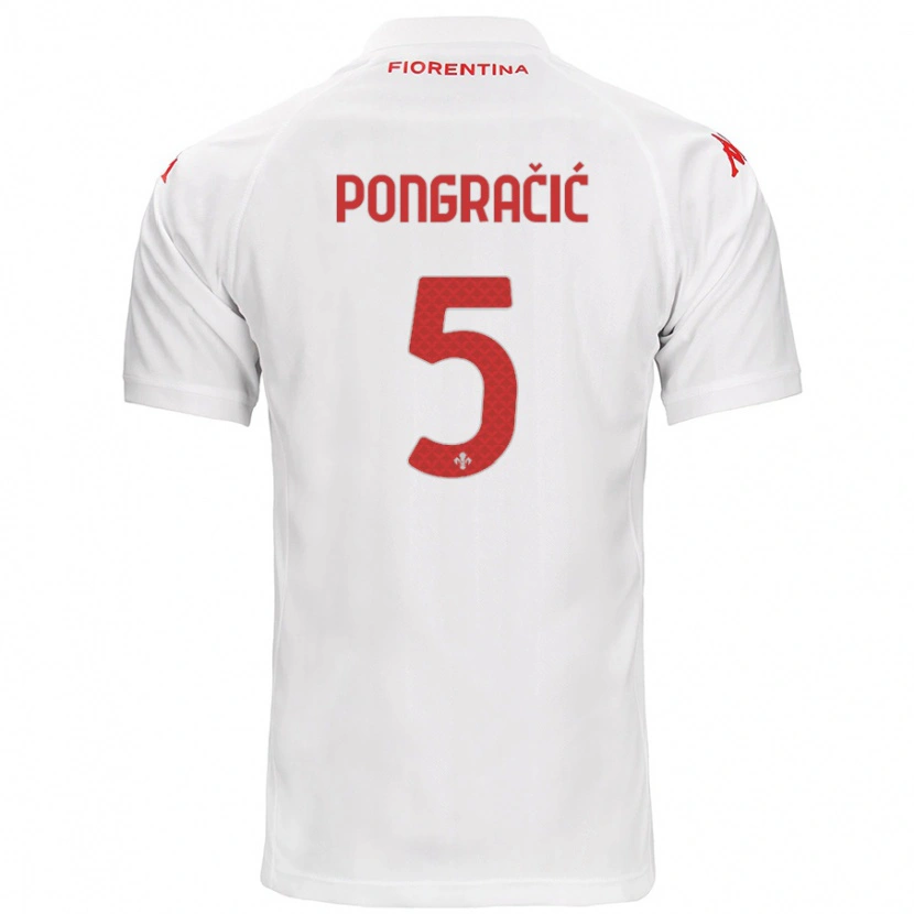 Danxen Herren Marin Pongračić #5 Weiß Auswärtstrikot Trikot 2024/25 T-Shirt Schweiz