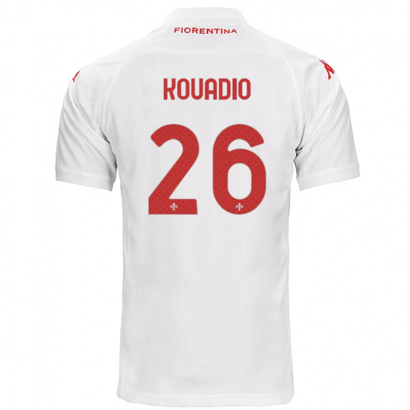 Danxen Herren Eddy Kouadio #26 Weiß Auswärtstrikot Trikot 2024/25 T-Shirt Schweiz