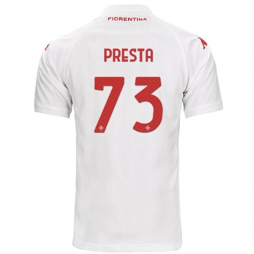 Danxen Herren Francesco Presta #73 Weiß Auswärtstrikot Trikot 2024/25 T-Shirt Schweiz