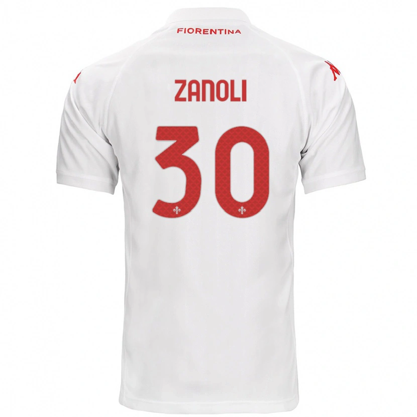 Danxen Herren Martina Zanoli #30 Weiß Auswärtstrikot Trikot 2024/25 T-Shirt Schweiz