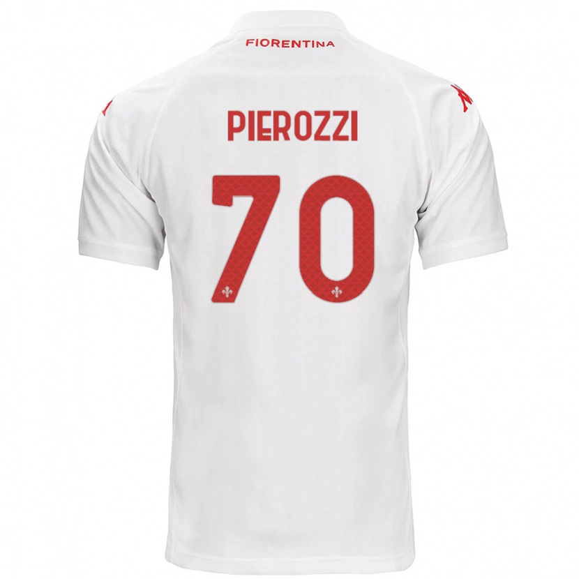 Danxen Herren Niccolò Pierozzi #70 Weiß Auswärtstrikot Trikot 2024/25 T-Shirt Schweiz