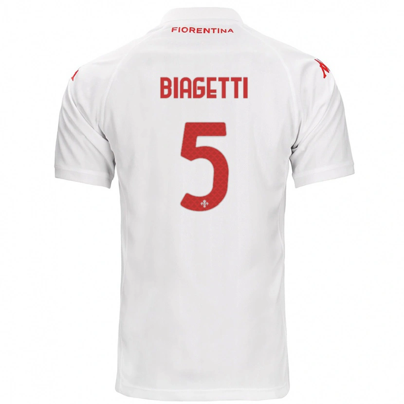 Danxen Herren Christian Biagetti #5 Weiß Auswärtstrikot Trikot 2024/25 T-Shirt Schweiz