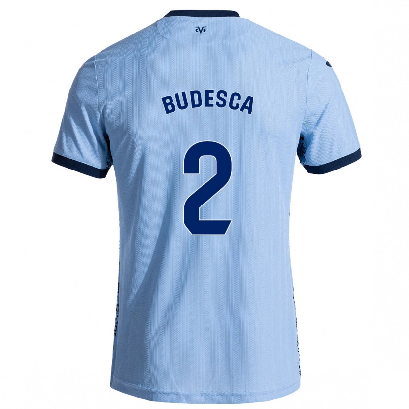 Danxen Herren Daniel Budesca #2 Himmelblau Auswärtstrikot Trikot 2024/25 T-Shirt Schweiz