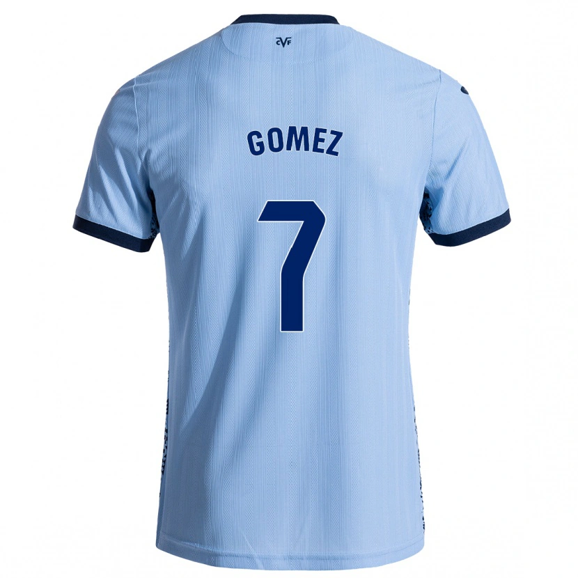 Danxen Herren Lucía Gómez #7 Himmelblau Auswärtstrikot Trikot 2024/25 T-Shirt Schweiz