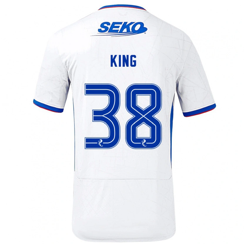 Danxen Herren Leon King #38 Weiß Blau Auswärtstrikot Trikot 2024/25 T-Shirt Schweiz