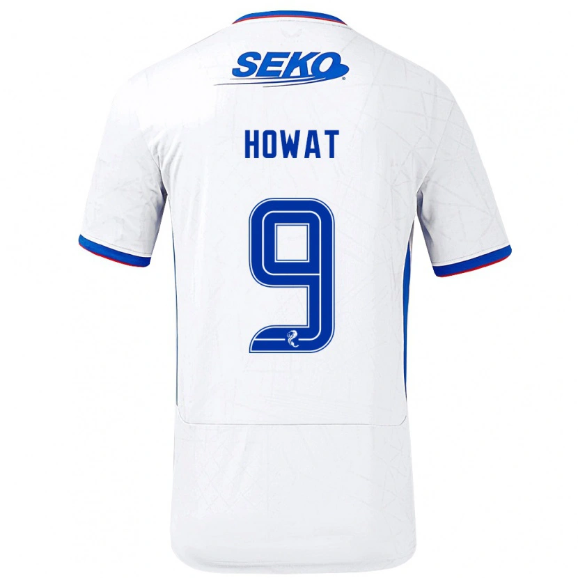 Danxen Herren Kirsty Howat #9 Weiß Blau Auswärtstrikot Trikot 2024/25 T-Shirt Schweiz