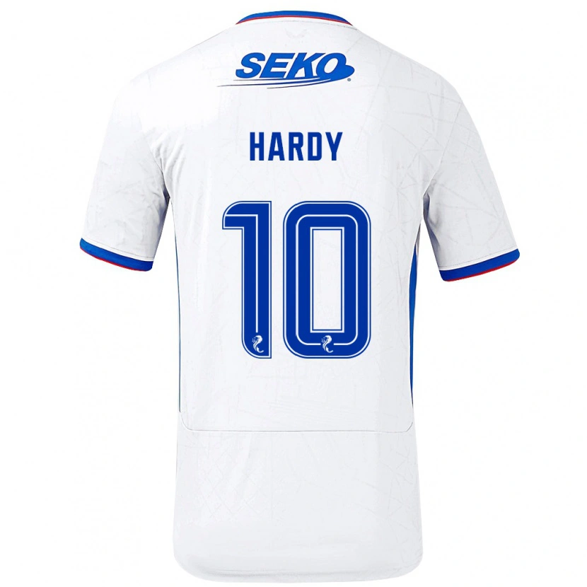 Danxen Herren Rio Hardy #10 Weiß Blau Auswärtstrikot Trikot 2024/25 T-Shirt Schweiz