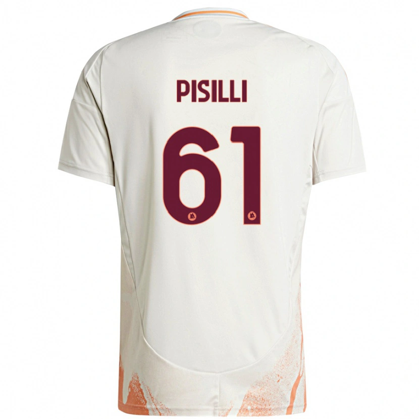 Danxen Herren Niccolò Pisilli #61 Cremeweiß Orange Auswärtstrikot Trikot 2024/25 T-Shirt Schweiz