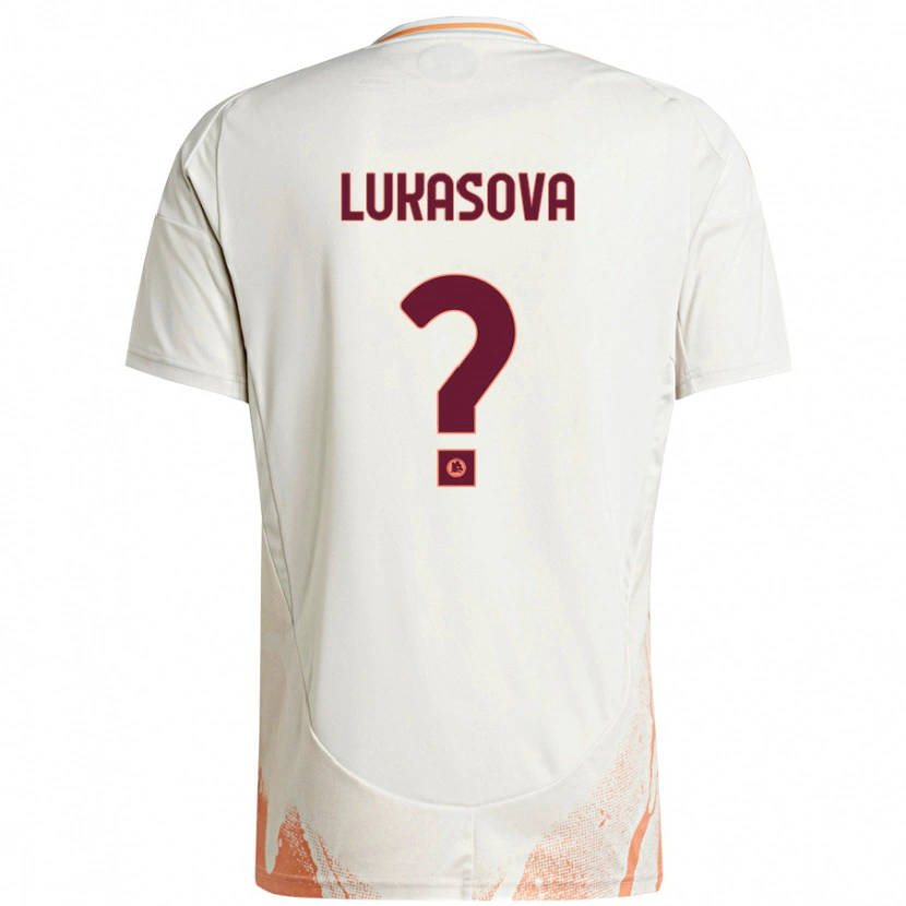 Danxen Herren Olivie Lukášová #0 Cremeweiß Orange Auswärtstrikot Trikot 2024/25 T-Shirt Schweiz